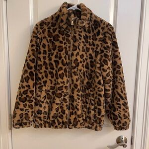 NEW WITH TAGS! Cute leopard print jacket.